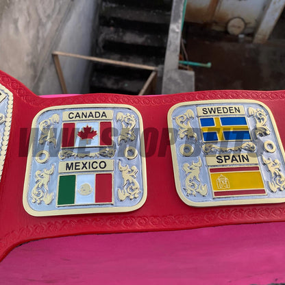 The 24K CNC NWA Junior Heavyweight Premium CNC Championship Belt Replica