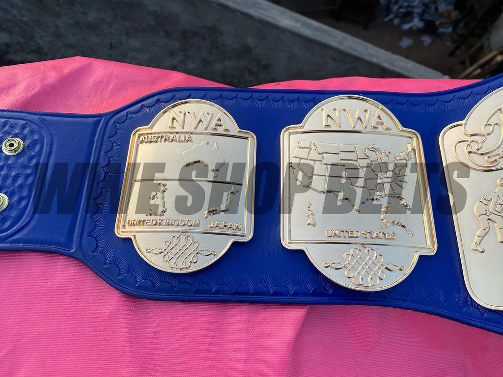 The 24K CNC NWA World Tag Team Heavyweight Premium CNC Championship Belt Replica