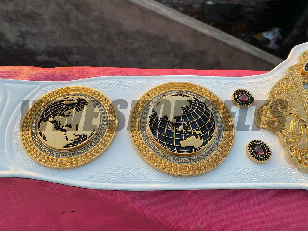 The 24K GOLD Global IWGP Premium CNC Championship Belt Replica