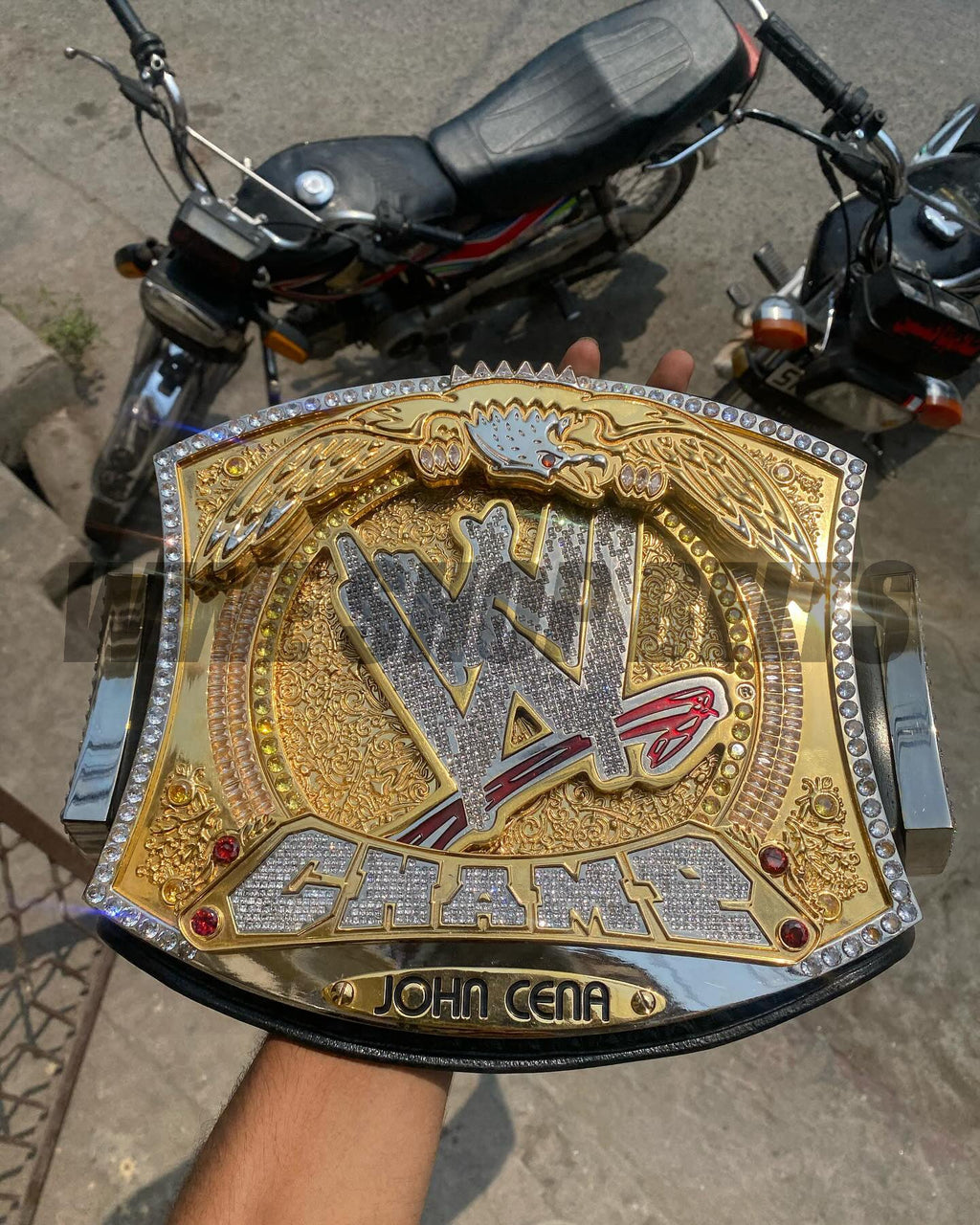 The 24K CNC WWE Heavyweight Spinner Premium CNC Championship Belt Replica