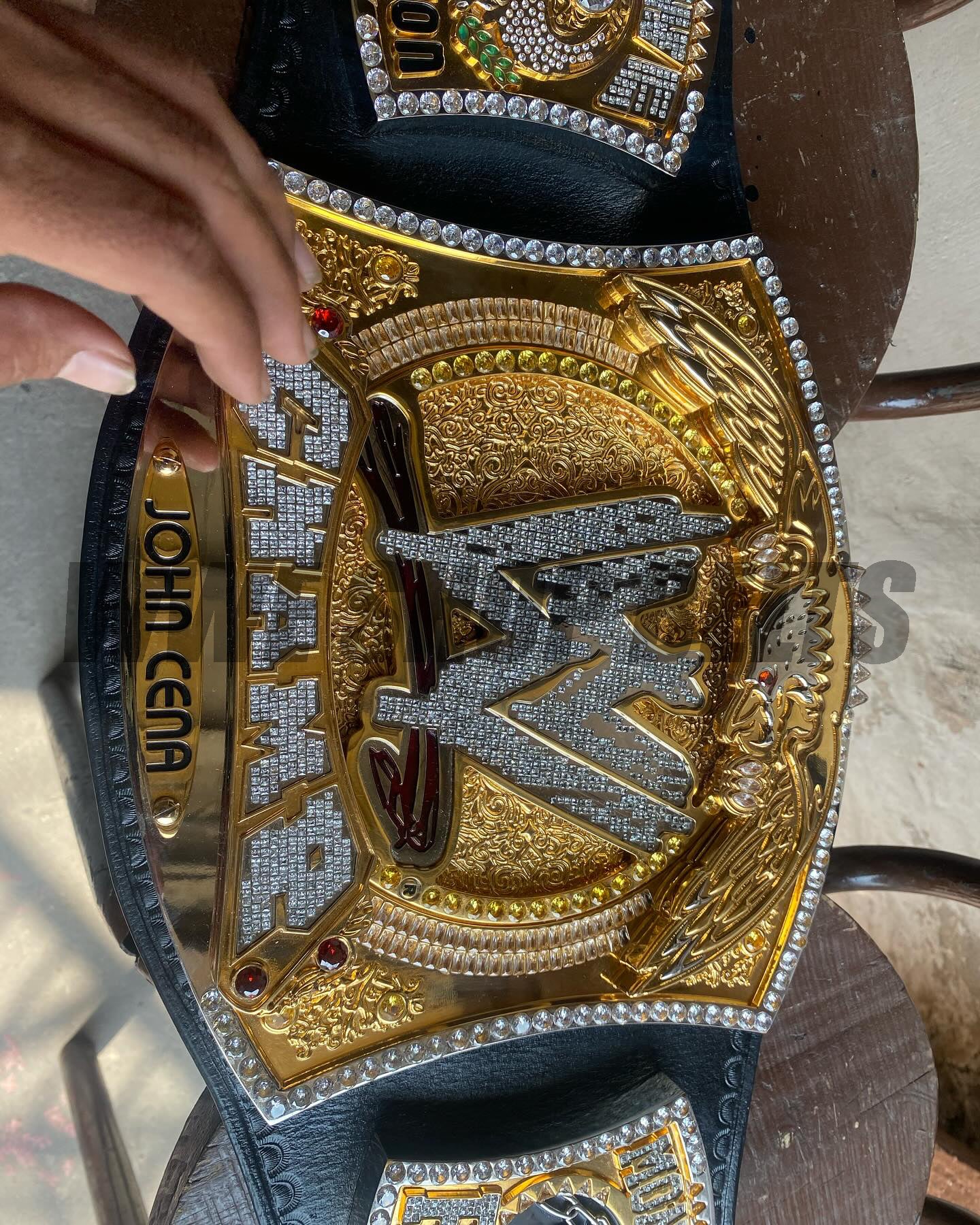 The 24K CNC WWE Heavyweight Spinner Premium CNC Championship Belt Replica