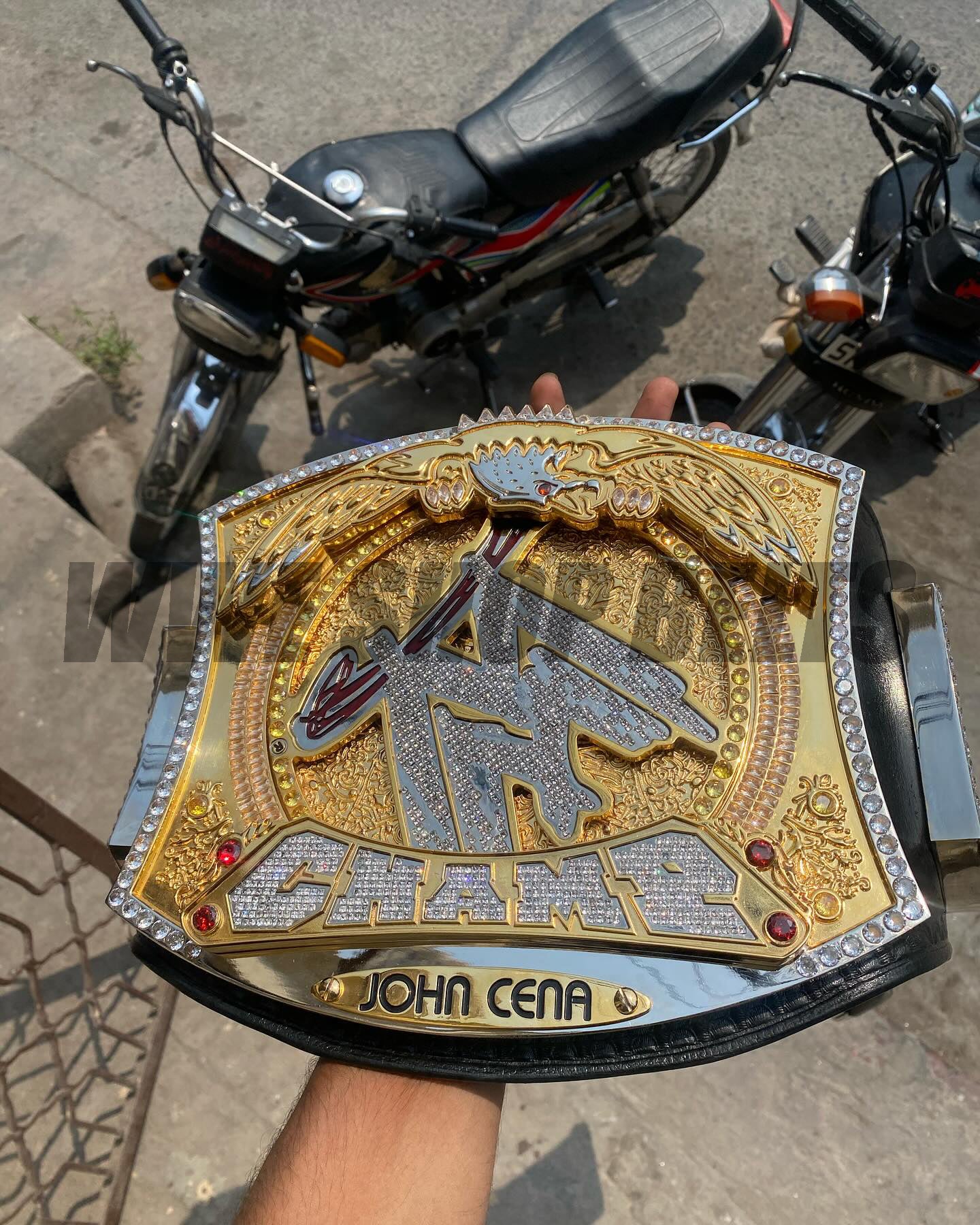 The 24K CNC WWE Heavyweight Spinner Premium CNC Championship Belt Replica