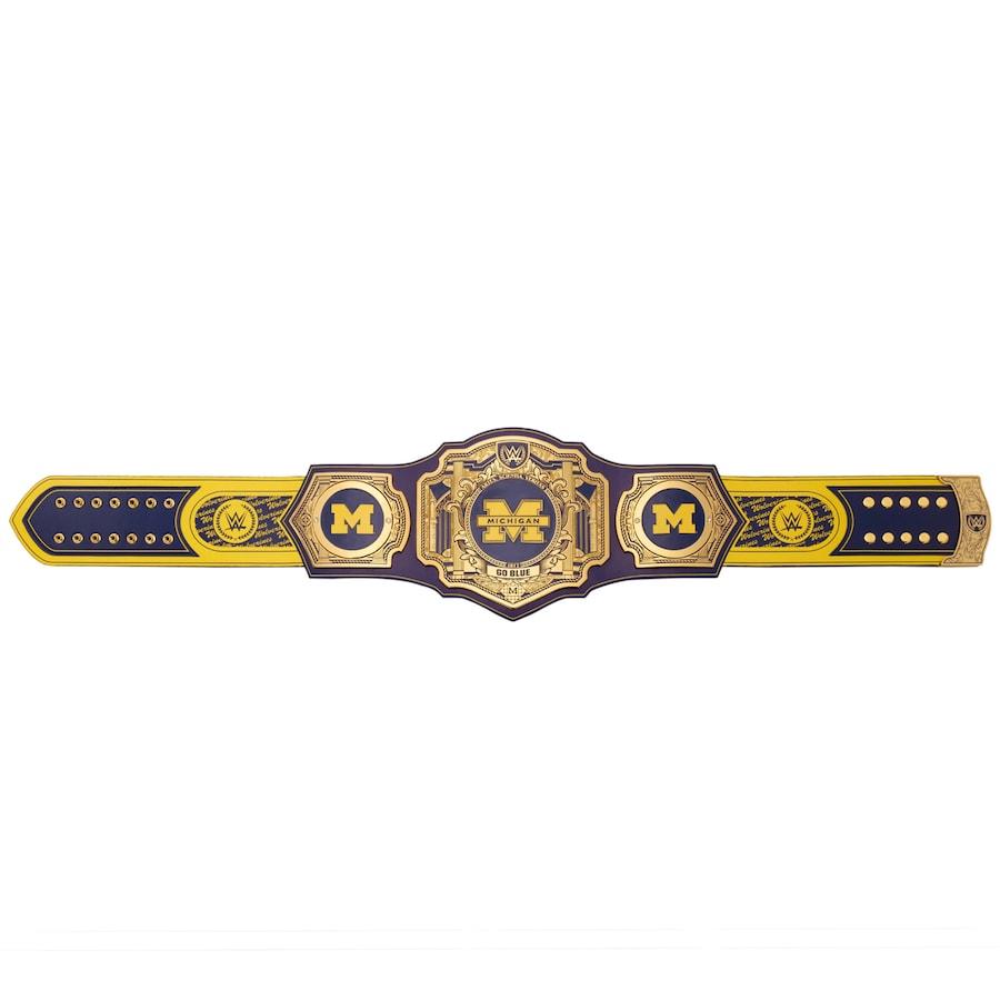 Michigan Wolverines WWE Legacy Title Belt