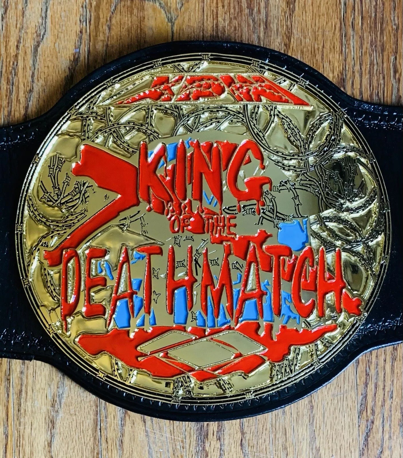 XPW KING OF THE DEATHMATCH CHAMPIONSHIP REPLICA WRESTLING BELT