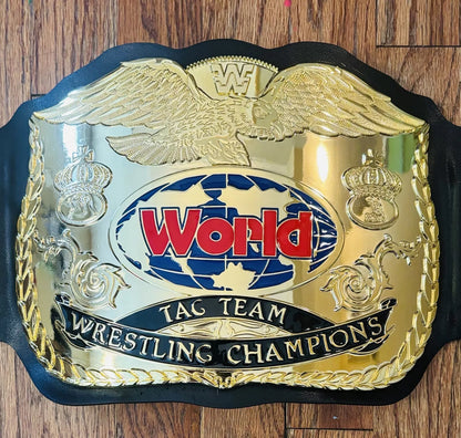 FANDU BLOCK LOGO CLASSIC TAG TEAM CHAMPIONSHIP REPLICA WRESTLING BELT