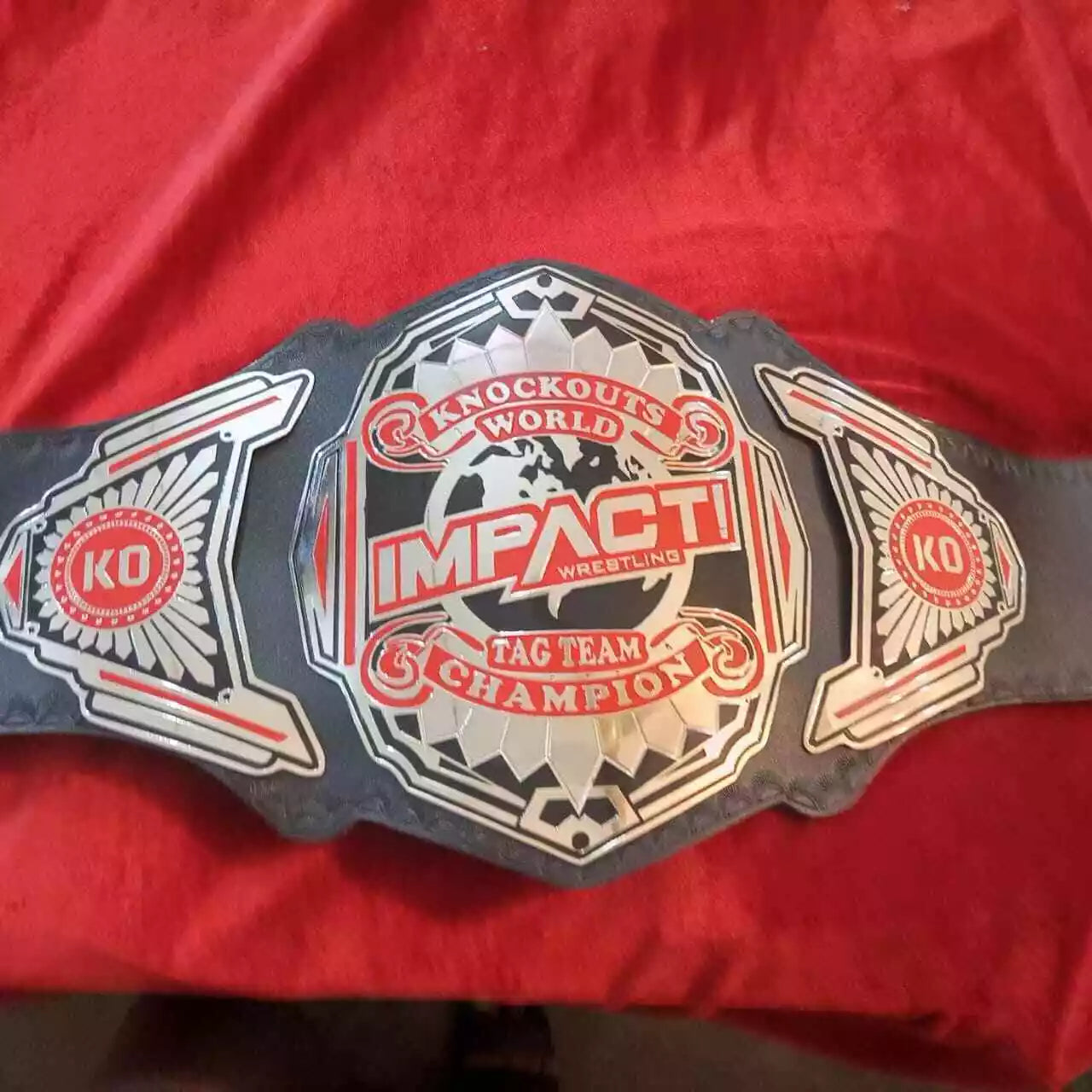 New TNA Impact Knockout tag team Wrestling Championship Belt