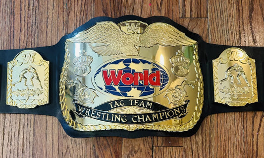 FANDU BLOCK LOGO CLASSIC TAG TEAM CHAMPIONSHIP REPLICA WRESTLING BELT