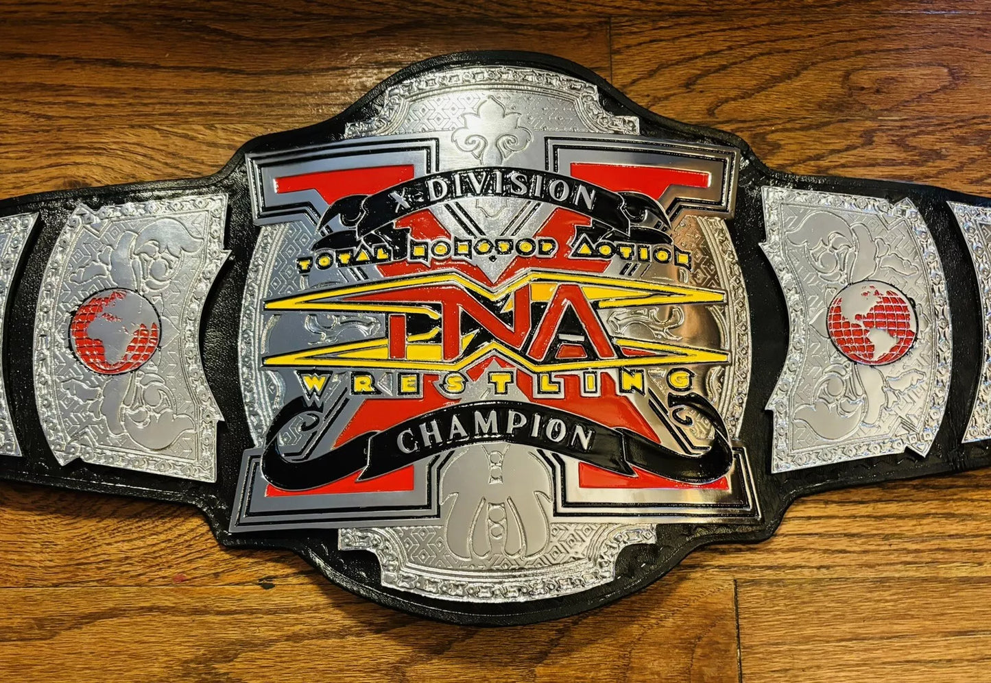 TNA WORLD X DIVISION CHAMPIONSHIP REPLICA WRESTLING BELT