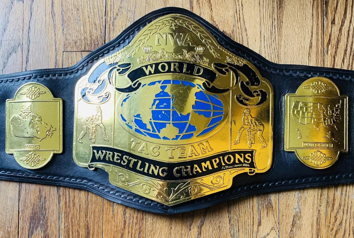 OFFICIAL PREMIER NWA TAG TEAM CHAMPIONSHIP REPLICA WRESTLING BELT