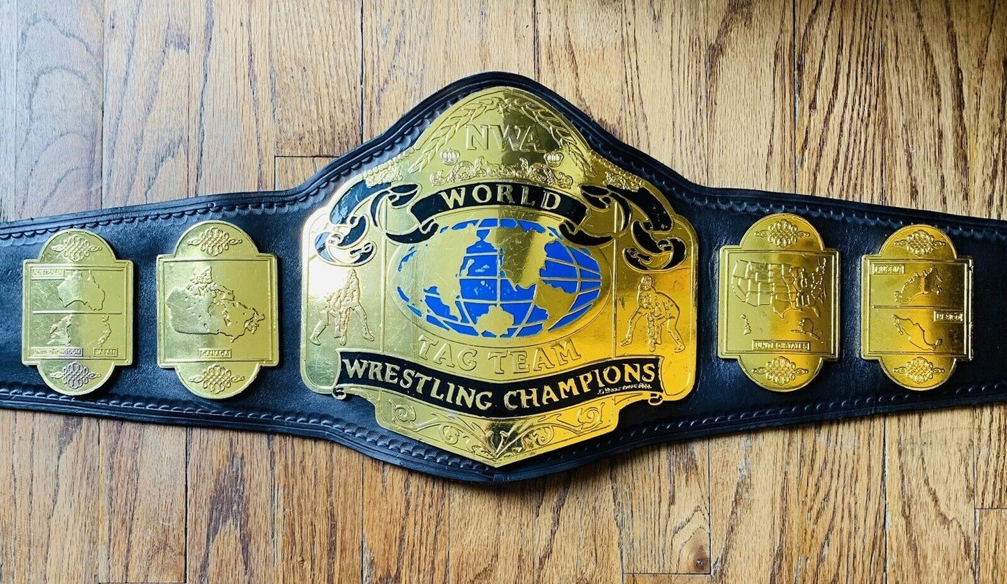 OFFICIAL PREMIER NWA TAG TEAM CHAMPIONSHIP REPLICA WRESTLING BELT