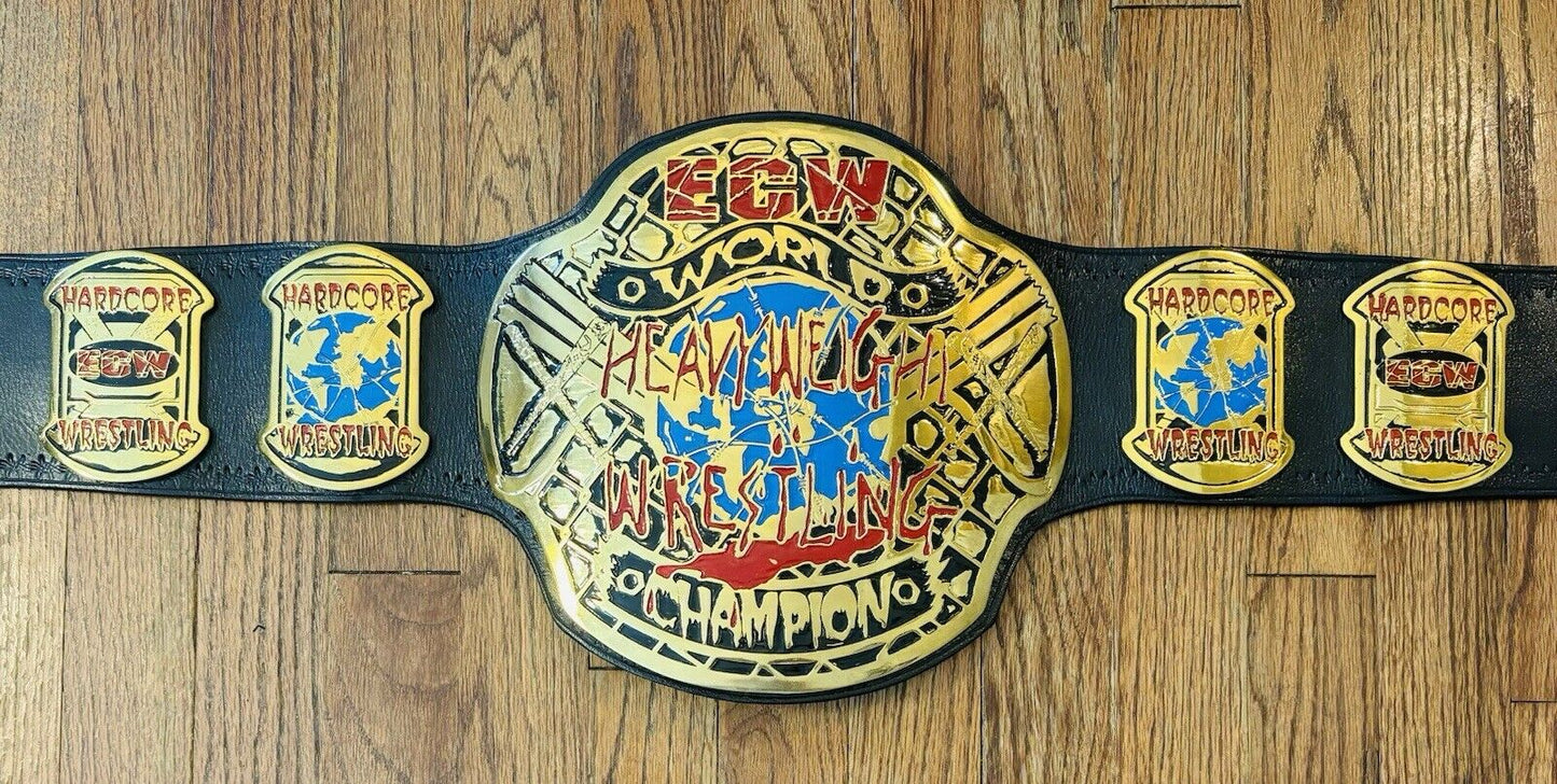 HARDCORE WORLD HEAVYWEIGHT CHAMPIONSHIP REPLICA WRESTLING BELT