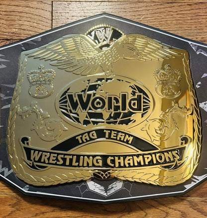 DUDLEY BOYS SIGNATURE SERIES WORLD TAG TEAM CHAMPIONSHIP REPLICA WRESTLING BELT