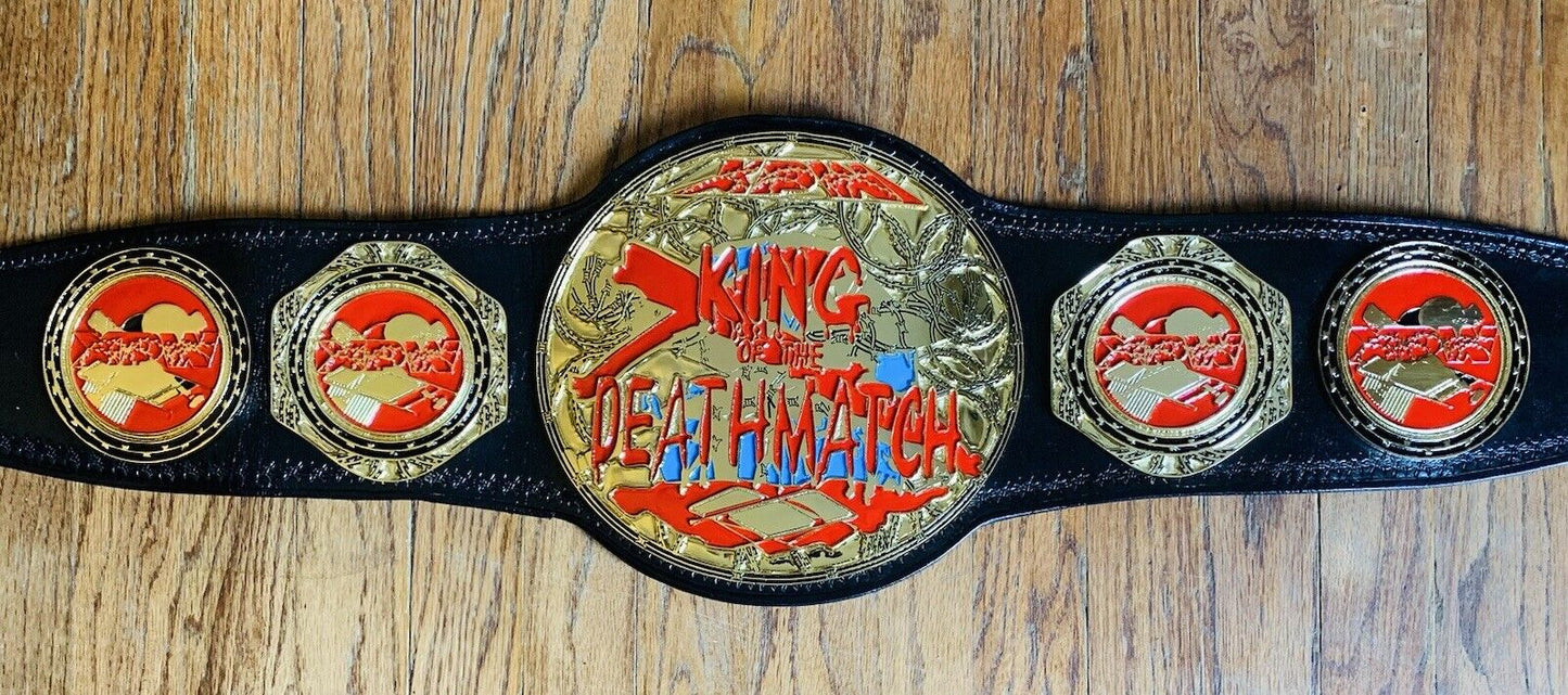 XPW KING OF THE DEATHMATCH CHAMPIONSHIP REPLICA WRESTLING BELT